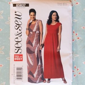 Butterick See & Sew Pattern B5837